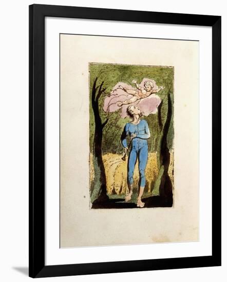 Frontispiece, from 'Songs of Innocence', 1789-William Blake-Framed Giclee Print