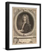 Frontispiece from 'Works' by Alexander Pope, London 1717-George Vertue-Framed Giclee Print