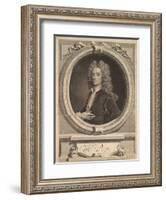 Frontispiece from 'Works' by Alexander Pope, London 1717-George Vertue-Framed Giclee Print