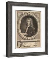 Frontispiece from 'Works' by Alexander Pope, London 1717-George Vertue-Framed Giclee Print