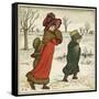 Frontispiece, Kate Greenaway's Birthday Book for Children-Kate Greenaway-Framed Stretched Canvas