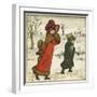 Frontispiece, Kate Greenaway's Birthday Book for Children-Kate Greenaway-Framed Art Print