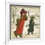 Frontispiece, Kate Greenaway's Birthday Book for Children-Kate Greenaway-Framed Art Print