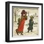 Frontispiece, Kate Greenaway's Birthday Book for Children-Kate Greenaway-Framed Art Print