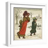 Frontispiece, Kate Greenaway's Birthday Book for Children-Kate Greenaway-Framed Art Print