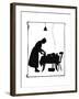 Frontispiece, Mrs Bobbity Standing at the Tea Table-Mary Baker-Framed Giclee Print