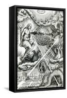 Frontispiece of Ars Magna Lucis et Umbrae, by Athanasius Kircher-null-Framed Stretched Canvas