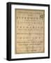 Frontispiece of Chamber Symphonies, 1736-Nicola Antonio Porpora-Framed Giclee Print