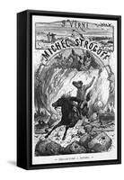 Frontispiece of "Michel Strogoff" by Jules Verne-Jules Ferat-Framed Stretched Canvas