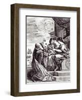 Frontispiece of Opere Di Galileo Galilei, Published in Bologna in 1656-null-Framed Giclee Print