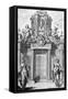 Frontispiece of Tableaux Du Temple Des Muses, 1655-Michel de Marolles-Framed Stretched Canvas