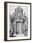 Frontispiece of Tableaux Du Temple Des Muses, 1655-Michel de Marolles-Framed Giclee Print