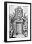 Frontispiece of Tableaux Du Temple Des Muses, 1655-Michel de Marolles-Framed Giclee Print