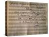 Frontispiece of the Autograph Music Score of Dido-Giovanni Paisiello-Stretched Canvas