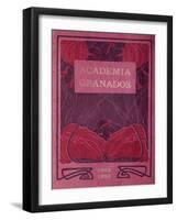 Frontispiece of the Program 1903-04 of the Academia Granados-null-Framed Giclee Print