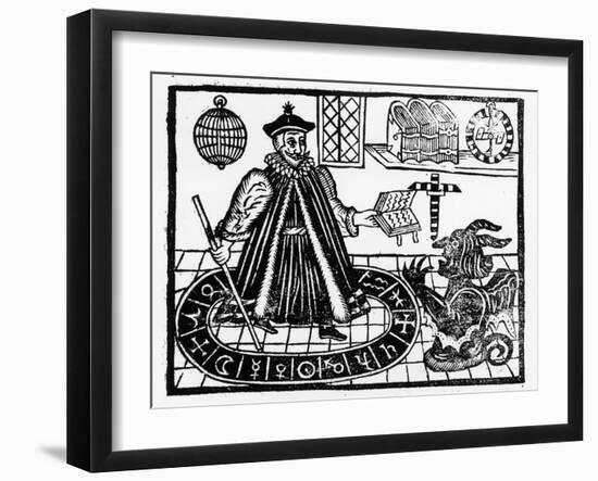 Frontispiece of 'The Tragicall History of the Life and Death of Doctor Faustus'-English-Framed Giclee Print