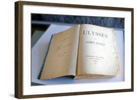 Frontispiece of 'Ulysses' by James Joyce-null-Framed Giclee Print