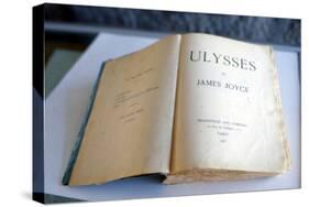 Frontispiece of 'Ulysses' by James Joyce-null-Stretched Canvas