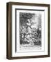 Frontispiece to "Emile" by Jean-Jacques Rousseau-Charles-Nicolas Cochin II-Framed Giclee Print