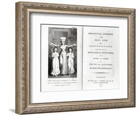 Frontispiece to 'Original Stories from Real Life' by Mary Wollstonecraft, 1791-William Blake-Framed Giclee Print