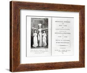 Frontispiece to 'Original Stories from Real Life' by Mary Wollstonecraft, 1791-William Blake-Framed Giclee Print