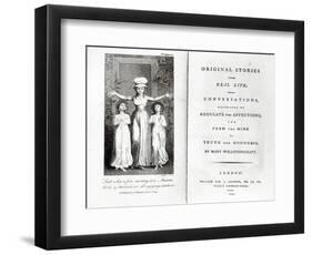 Frontispiece to 'Original Stories from Real Life' by Mary Wollstonecraft, 1791-William Blake-Framed Giclee Print