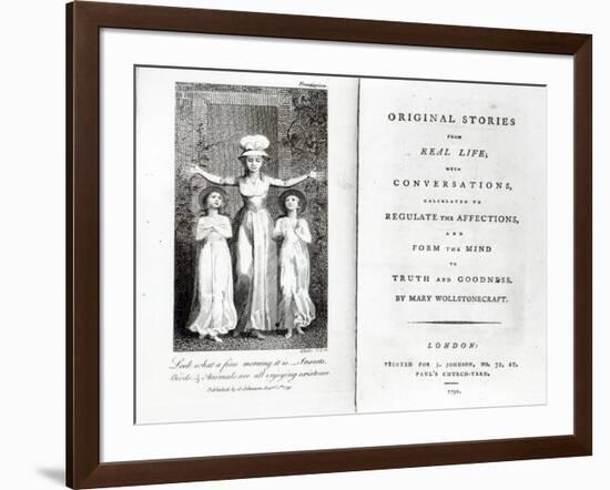 Frontispiece to 'Original Stories from Real Life' by Mary Wollstonecraft, 1791-William Blake-Framed Giclee Print
