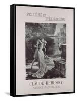 Frontispiece to 'Pelleas and Melisande', by Claude Debussy-Georges Marie Rochegrosse-Framed Stretched Canvas