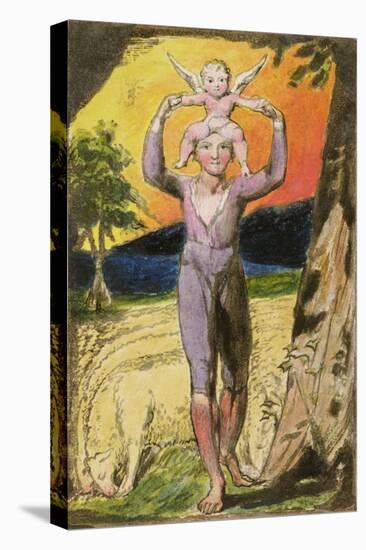 Frontispiece to Songs of Experience: Plate 29 from Songs of Innocence and of Experience, C.1802-08-William Blake-Stretched Canvas