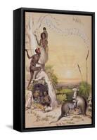 Frontispiece to 'south Australia', Printed 1846 (Coloured Engraving)-George French Angas-Framed Stretched Canvas