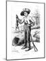 Frontispiece to "The Adventures of Huckleberry Finn," by Mark Twain 1884-Edward Windsor Kemble-Mounted Giclee Print