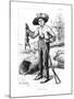 Frontispiece to "The Adventures of Huckleberry Finn," by Mark Twain 1884-Edward Windsor Kemble-Mounted Giclee Print