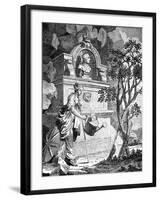 Frontispiece to the Artist's Catalogue, C1760S-Charles Grignion-Framed Giclee Print