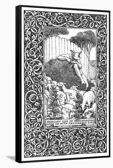 Frontispiece to the Field of Clover, 1899-Clemence Housman-Framed Stretched Canvas