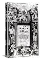 Frontispiece to "The Holy Bible," Published by Robert Barker, 1611-Cornelis Boel-Stretched Canvas