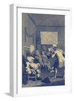 Frontispiece to Tristram Shandy by William Hogarth-William Hogarth-Framed Giclee Print