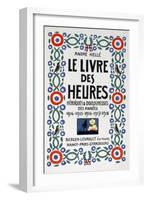 Frontpage of Le Livre Des Heures, 1919-Andre Helle-Framed Giclee Print