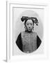 Frontview of Coiffure of a Married Manchu Matron, C.1867-72-John Thomson-Framed Photographic Print