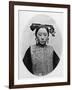 Frontview of Coiffure of a Married Manchu Matron, C.1867-72-John Thomson-Framed Photographic Print