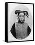 Frontview of Coiffure of a Married Manchu Matron, C.1867-72-John Thomson-Framed Stretched Canvas