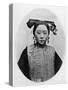 Frontview of Coiffure of a Married Manchu Matron, C.1867-72-John Thomson-Stretched Canvas