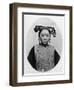 Frontview of Coiffure of a Married Manchu Matron, C.1867-72-John Thomson-Framed Photographic Print