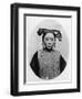 Frontview of Coiffure of a Married Manchu Matron, C.1867-72-John Thomson-Framed Photographic Print