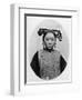 Frontview of Coiffure of a Married Manchu Matron, C.1867-72-John Thomson-Framed Photographic Print