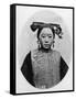 Frontview of Coiffure of a Married Manchu Matron, C.1867-72-John Thomson-Framed Stretched Canvas