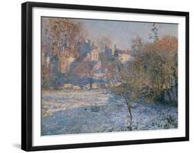 Frost, 1875 by Claude Monet-Claude Monet-Framed Giclee Print