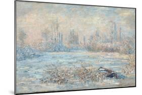 Frost, 1880-Claude Monet-Mounted Giclee Print