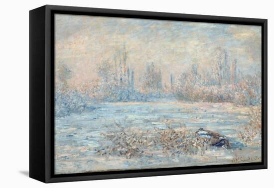 Frost, 1880-Claude Monet-Framed Stretched Canvas