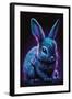 Frost Bunny 2-null-Framed Art Print