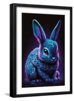 Frost Bunny 2-null-Framed Art Print